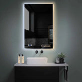 LED Spiegel Vertikal | Touch-Schalter | Anti-Beschlag-Funktion | Einstellbare Farbtemperatur - Reyze Seria Motivated Model 7