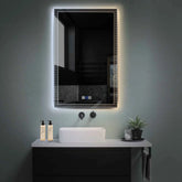 LED Spiegel Vertikal | Touch-Schalter | Anti-Beschlag-Funktion | Einstellbare Farbtemperatur - Reyze Seria Official Model 5