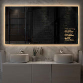 LED Spiegel Rechteckig | Wandschalter-Steuerung | Warmweißes Licht - Reyze Seria Motivated Model 2