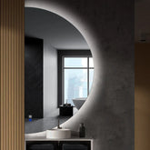 LED Spiegel Halbmond | Touch-Schalter | Anti-Beschlag-Funktion | Kaltweißes Licht - Reyze Seria Ambient Model 1 - Linke Seite