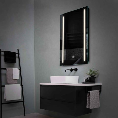 LED Spiegel Vertikal | Touch-Schalter | Neutralweißes Licht - Reyze Seria Salono Model 5