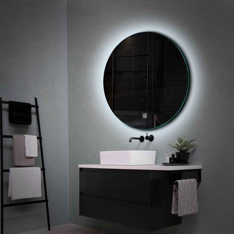 LED Spiegel Rund | Touch-Schalter | Kaltweißes Licht - Reyze Seria Ambient Model 1