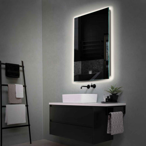 LED Spiegel Vertikal | Touch-Schalter | Neutralweißes Licht - Reyze Seria Ambient Model 1