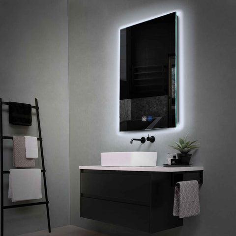 LED Spiegel Vertikal | Touch-Schalter | Anti-Beschlag-Funktion | Kaltweißes Licht - Reyze Seria Ambient Model 1