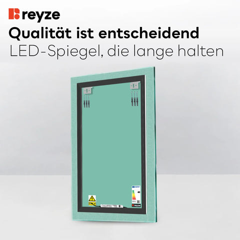 LED Spiegel Vertikal | Wandschalter-Steuerung | Neutralweißes Licht - Reyze Seria Simetria Model 6