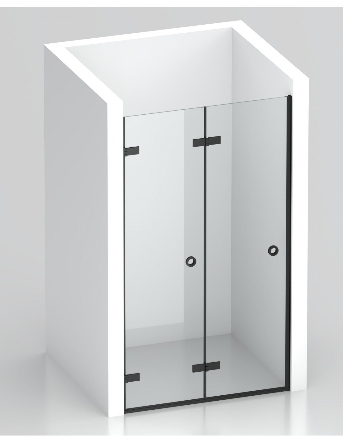 Cabina de dus cu balamale cu usi batante BIFOLD SPARKE model NTURE 02 CHROME