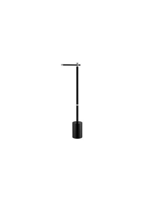 Suport pentru prosoape cu o singura sina cu stativ vertical SPARKE model TAILA 01 BLACK-CHROME