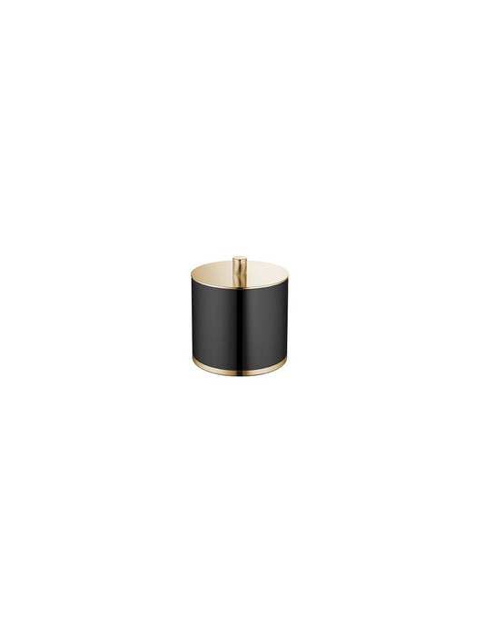 Cutie pentru depozitare obiecte baie SPARKE model LUSTA 01 BLACK-GOLD