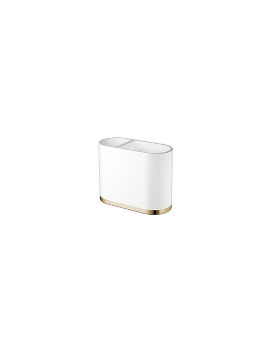 Suport pentru periuta de dinti SPARKE model LUSTA 02 WHITE-GOLD