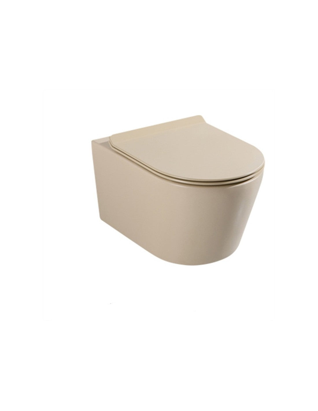 Vas de toaleta WC suspendat pe perete cu capac SPARKE model KESSY 04 IVORY